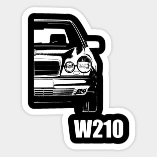 Mercedes W210 Design - Mercedes E Klasse - Vier Augen Sticker